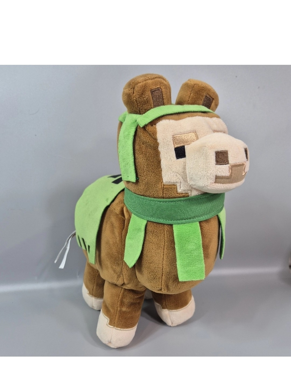 Mojang Jinx Llama Plush 12” Official Minecraft Stuffed Animal Brown Green Pre Lv
